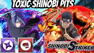 TOXIC SHINOBI STRIKER 1v1s  COMP RANGED BUILD vs SHISUI ATTACK BUILD [upl. by Aivil]