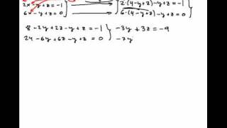 Sistema de ecuaciones 3x3 incompatible [upl. by Llenet317]