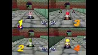 Mario Kart 64 4CPU All Cup [upl. by Assiran514]