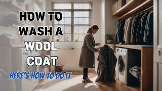 Never Fear Washing Again How to Wash a Wool Coat with Confidence [upl. by Goldina26]