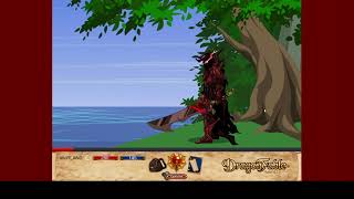 DragonFable Complete DoomKnight Set Sepulchure [upl. by Emirak]