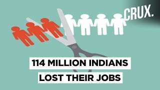 Unemployment Rate Surges In India One In Four Loses Job [upl. by Ebba]