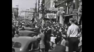 VE Day Celebration May 8th 1945 Victoria BC Canada [upl. by Neehahs773]