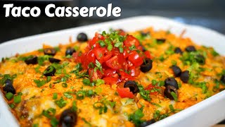 This is the Perfect Weeknight Dinner  Delicious Taco Casserole Recipe [upl. by Aloiv]