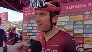 Geraint Thomas  Interview at the start  Stage 1  Giro dItalia 2024 [upl. by Fanchette]