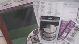 HSN Craft Day Crafters Companion Sizzix amp Anna Griffin [upl. by Fredie]