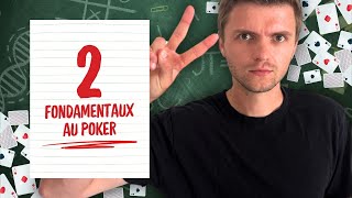 DECOUVRE 2 FONDAMENTAUX POUR PROGRESSER AU POKER coaching [upl. by Ailat]