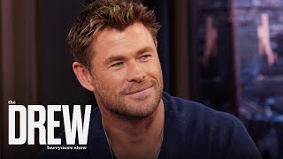 Chris Hemsworth Says Elsa Pataky Showed Up on Motorcycle on 1st Date  The Drew Barrymore Show [upl. by Ymerrej80]