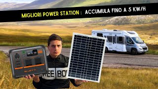 Ti mostro le MIGLIORI POWER STATION 2024 con supporto fotovoltaico  batterie accumulo portatili [upl. by Remot91]