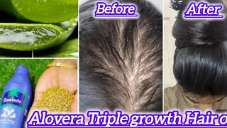 How to make Alovera and Methi seed Hair oil for thick and Healthy Hair  Lashes Beauty parlour 😍 [upl. by Boeke]