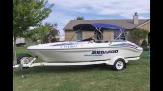 SeaDoo Sportster 1800 Twin Engine Jet Boat For Sale call 5132073542 Photos [upl. by Roe]