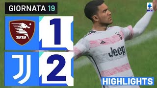 SALERNITANAJUVENTUS highlights FC24 PS5 [upl. by Stalker]