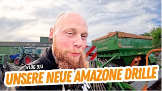 FarmVLOG973  Unsere neue Drille ist da [upl. by Tenej]