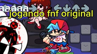 Jogando fnf original pelo controle parte 1 [upl. by Avery]