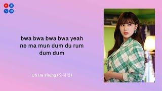 Apink  Dum durum Easy Lyrics [upl. by Gibert333]