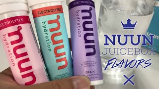 Nuun Hydration Mixed Juicebox Flavor Electrolyte Drink Tablets Review [upl. by May241]