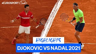 Djokovic amp Nadals RolandGarros SemiFinal Thriller That Went Down In History  Eurosport Tennis [upl. by Furgeson]