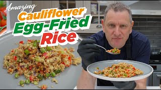 Amazing Cauliflower Egg Fried Rice Recipe  Easy Low Carb amp Healthy [upl. by Enilarak]