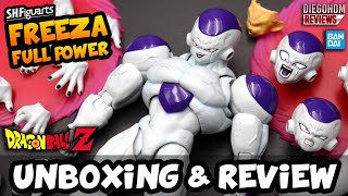 FREEZA FULL POWER SH Figuarts Dragon Ball Z Unboxing e Review BR [upl. by Amathiste]