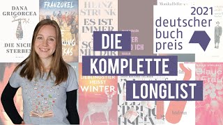 Alle nominierten Bücher des Deutschen Buchpreises 2021 📚🏆 [upl. by Magnus]