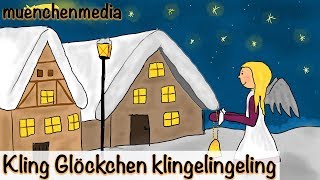 ⭐️ Kling Glöckchen klingelingeling  Weihnachtslieder deutsch  Kinderlieder deutsch  muenchenmedia [upl. by Halimaj139]