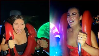 Slingshot Ride Girl Reaction 28 [upl. by Trueman]