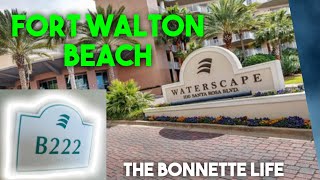 Family Vacation 2021 WATERSCAPE RESORT B222 Walkthrough Okaloosa Island Ft Walton Destin FL [upl. by Vere]