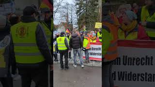 100224 Bürgerproteste Unternehmeraufstand Bauernprotest Stralsund [upl. by Prowel]