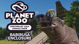 PLANET ZOO SOUTHEAST ASIA PACK DLC  Babirusa Enclosure amp Animal Overview Planet Zoo DLC Showcase [upl. by Orrin]