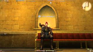 Final Fantasy XIV Emote while sitting [upl. by Yeznil862]