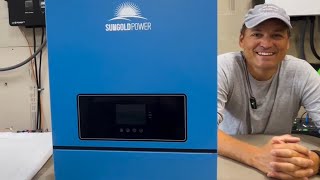 Sungold 10kw split phase inverter review SPH10048P 10KW [upl. by Toth]