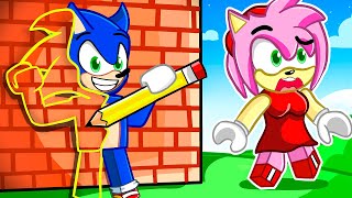 Become What You Draw HIDE and SEEK with Sonic amp Amy [upl. by Notgnimer246]