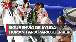 Avión con despensas se prepara para enviar ayuda humanitaria a Acapulco [upl. by Ambrogio]