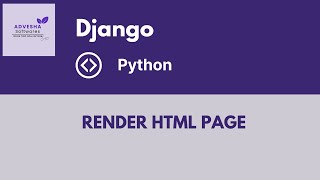 how render html file in django python in hindi [upl. by Louise602]