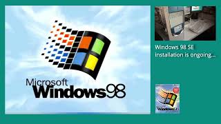 Windows 98 SE Installation Live on Physical PC end to end  real time no cutting [upl. by Aihsetan]