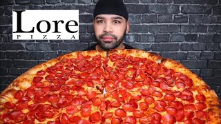 ASMR NO TALKING 24quot PEPPERONI amp CHEESE PIZZA MUKBANG [upl. by Plotkin]