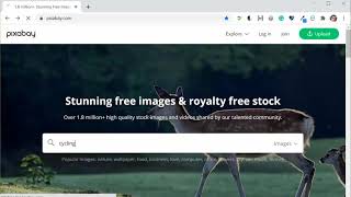 Using Pixabay to find and use images [upl. by Llerraj]