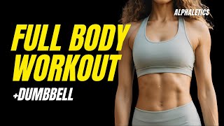 Day 6 10 Minute Full Body Standing Dumbbell Workout for Beginners  30 Days Workout Challenge [upl. by Adlig731]