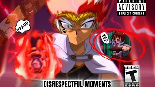 DISRESPECTFUL MOMENTS IN BEYBLADE HISTORY BEYBLADE RENAISSANCE [upl. by Saihttam]