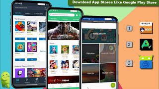 How to Install Third Party App Stores on Android  Like Google Play Store [upl. by Sparke588]