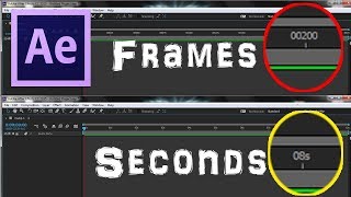 How to Change Timecode from Frames to Seconds in Adobe After effects  Arun SV [upl. by Aley347]