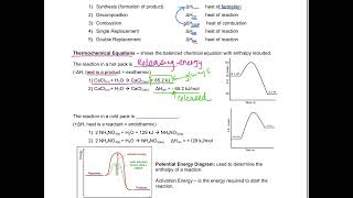 Enthalpy and Potential Energy Diagrams [upl. by Lyon]