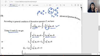 L7 Properties of Hermitian Operators [upl. by Oniuqa]