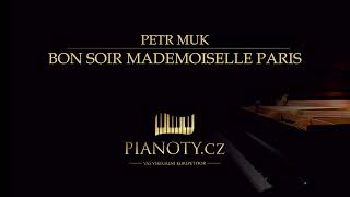 Petr Muk  Bon Soir Mademoiselle Paris klavírní doprovod  karaoke [upl. by Aeslahc]