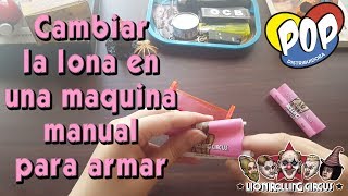 Maquina para armar cigarrillos cómo cambiar la lonita [upl. by Eeloj]