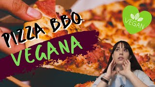 🤯 La mejor PIZZA bbq VEGANA 🍕 CASERA RÁPIDA amp FÁCIL  Receta con JACKFRUIT 🍋 [upl. by Babby]