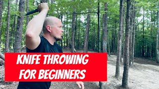 Knife Throwing Tutorial for Beginners [upl. by Arhsub]