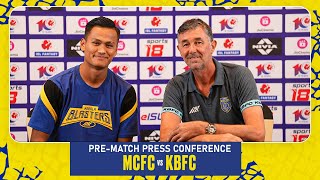 MCFC VS KBFC  ISL 10  PreMatch Press Conference  Kerala Blasters [upl. by Radie71]