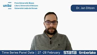 An Introduction to Time Series Panel Data  Dr Jan Ditzen [upl. by Akeemaj]