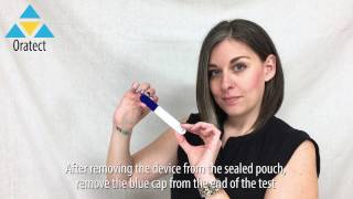 Oratect Saliva Drug Test Kit Product Demonstration [upl. by Llenreb247]